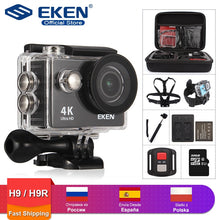 Charger l&#39;image dans la galerie, EKEN H9R / H9 Action Caméra Ultra HD 4K / 30 images/seconde WiFi 2.0&quot; 170D Casque sous-marin étanche Caméras d&#39;enregistrement vidéo Caméra sport