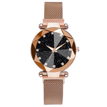 Charger l&#39;image dans la galerie, Ladies Magnetic Starry Sky Clock Luxe Montres Femmes Fashion Diamond Femme Quartz Montres-bracelets Relogio Feminino Zegarek Damski