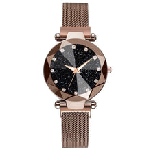 Charger l&#39;image dans la galerie, Ladies Magnetic Starry Sky Clock Luxe Montres Femmes Fashion Diamond Femme Quartz Montres-bracelets Relogio Feminino Zegarek Damski