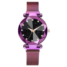 Charger l&#39;image dans la galerie, Ladies Magnetic Starry Sky Clock Luxe Montres Femmes Fashion Diamond Femme Quartz Montres-bracelets Relogio Feminino Zegarek Damski