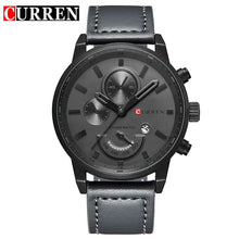 Charger l&#39;image dans la galerie, Nouveau Relogio Masculino Curren Relogio Masculino Quartz Montre Hommes Top Marque de luxe en cuir Montres Hommes Montres Hommes Fashion Casual Sport Horloge Hommes Montres-bracelets