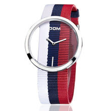 Charger l&#39;image dans la galerie, DOM Montre Femme de luxe mode de luxe Fashion Casual 30 m montres femmes à quartz imperméable à l&#39;eau véritable bracelet en cuir sport Dames élégante fille montre-bracelet montre élégante