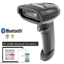 Charger l&#39;image dans la galerie, NETUM NT-1698W Lecteur de codes à barres portable sans fil  et NT-1228BL Bluetooth 1D/2D QR Lecteur de codes à barres PDF417 pour IOS Android IPAD ordinateur