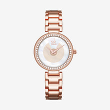 Charger l&#39;image dans la galerie, Shengke Fashion Quartz Montre à cadran diamant Montres Femmes  Classique Montre Bracelet Montre Mouvement Japon Montre Drop Shipping